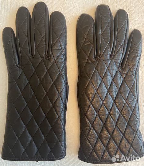 Перчатки утепленные натуральная кожа