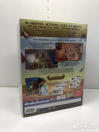 Коллекционка Asterix & Obelix с фигуркой на PS4