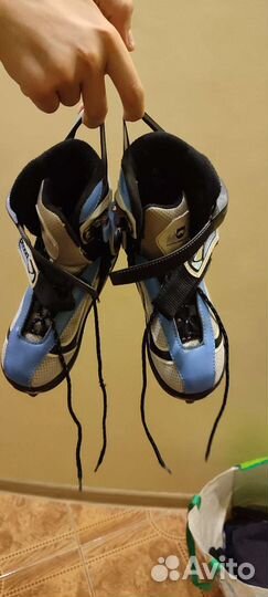 Коньки роликовые / коньки обычные (два в одном)