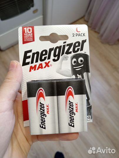 Батарейки Energizer max 2шт