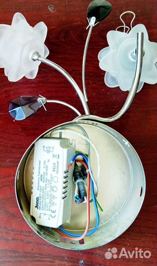 Люстра потолочная с 2-мя бра