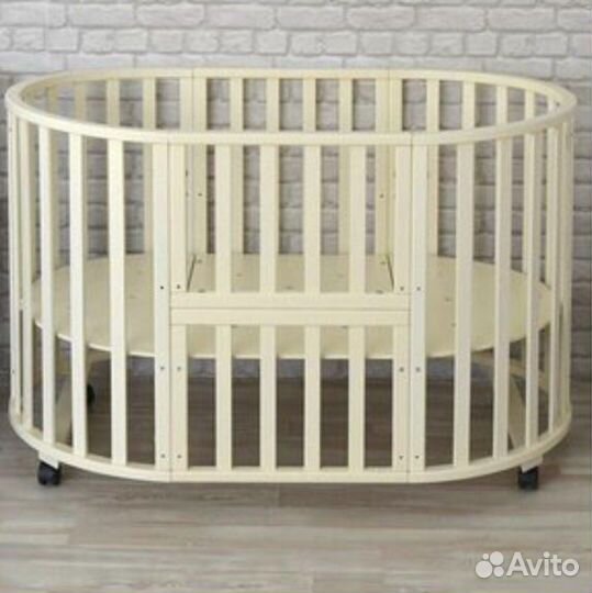 Детская кроватка трансформер с матрасами