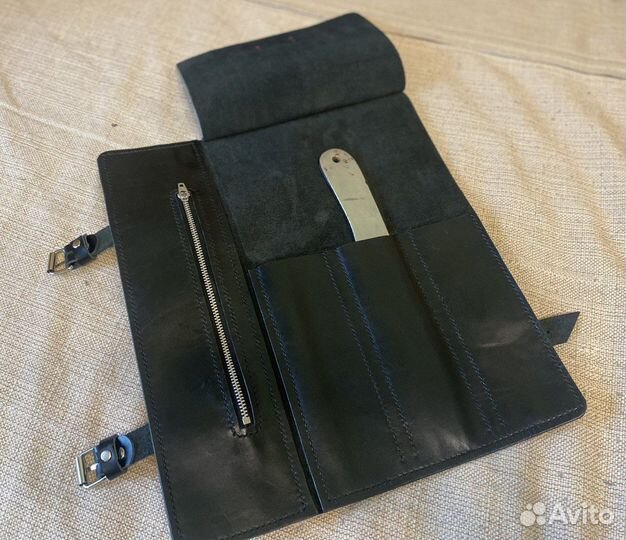 Скрутка для ножей кожаная