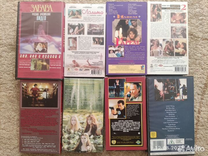 Видео кассеты с записью. Лицензия