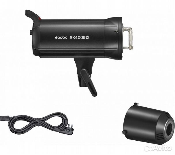 Вспышка студийная Godox SK400II-V со светодиодной