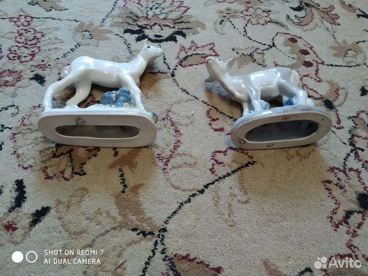 Статуэтки СССР старая гжель наборами