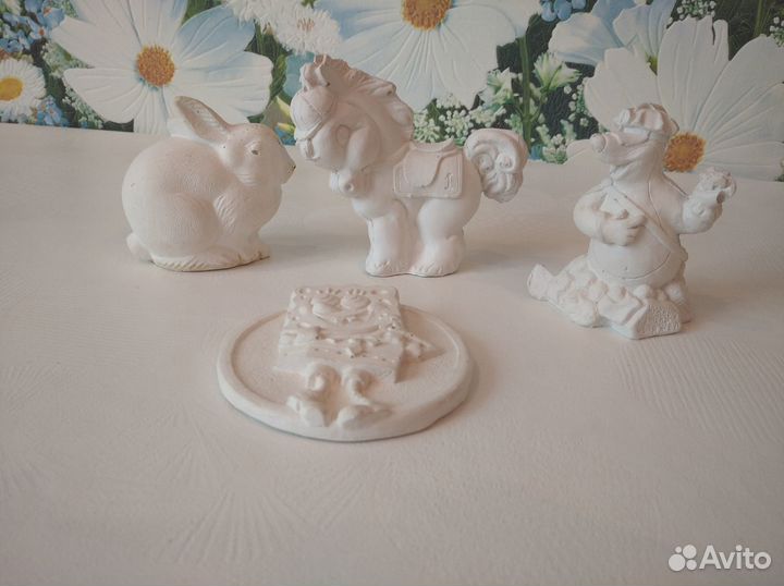 Гипсовые фигурки для раскрашивания