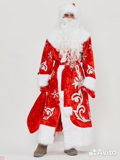 Карнавальный костюм деда мороза