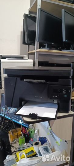 Мфу HP m125a лазерный, картриджи заправляются