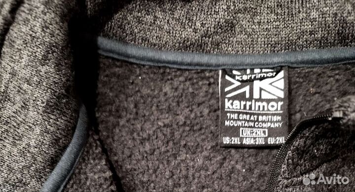 Полузип теплый Karrimor 54 р