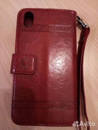 Новый кожаный чехол-книжка для Honor 8 s