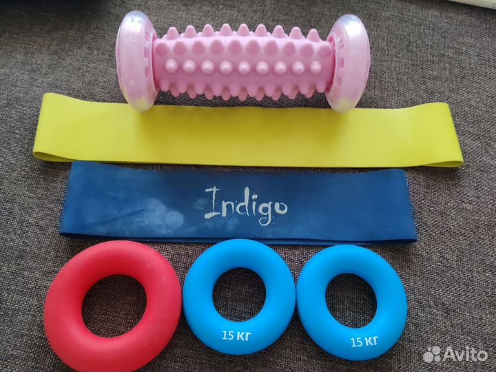 Массажёр, эспандеры для рук, резинки