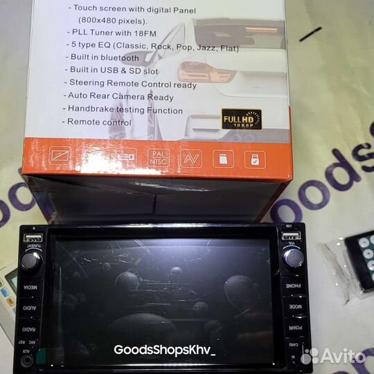 Магнитола 200-100 под фишки Toyota BT/USB/AUX/FM