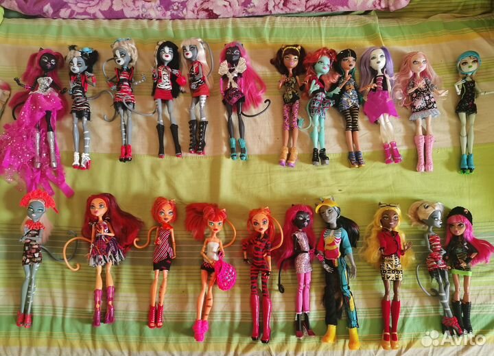 Огромная,редкая,колекция шикарных кукол монстр хай