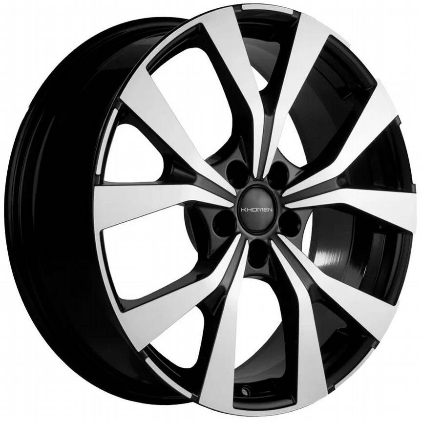 Диски Khomen KHW1906 7x19 5x108 ET36 D65.1 Black-FP