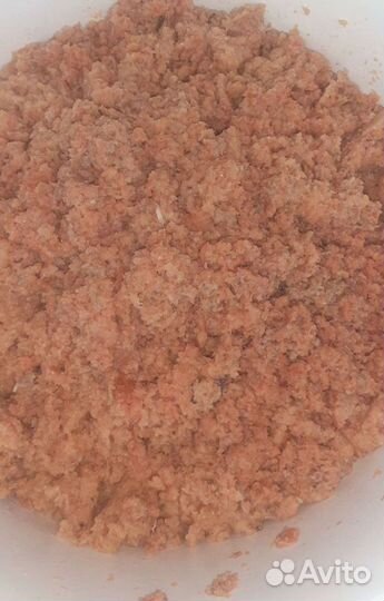 Фарш рыбный лососевый натуральный