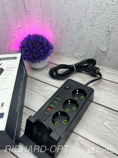 Удлинитель сетевой 5м / Сетевой фильтр