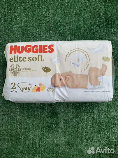 Подгузники детские Huggies elite soft