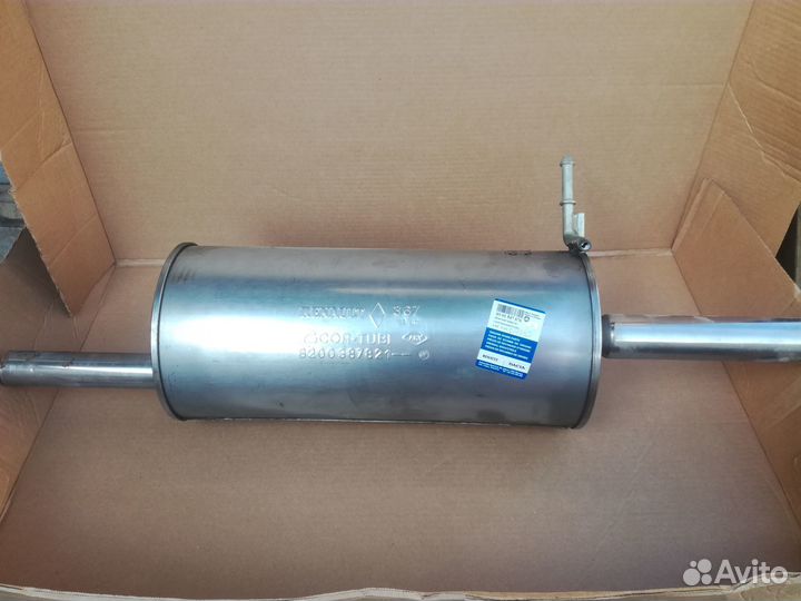 Для Рено Логан 2007 г. вып. заднюю часть глушителя