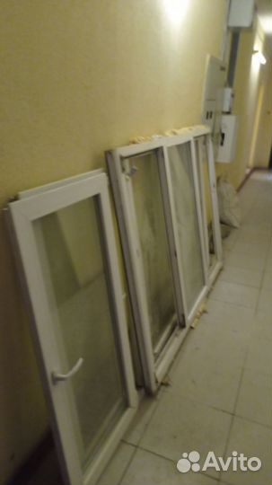 Окно с двумя створками