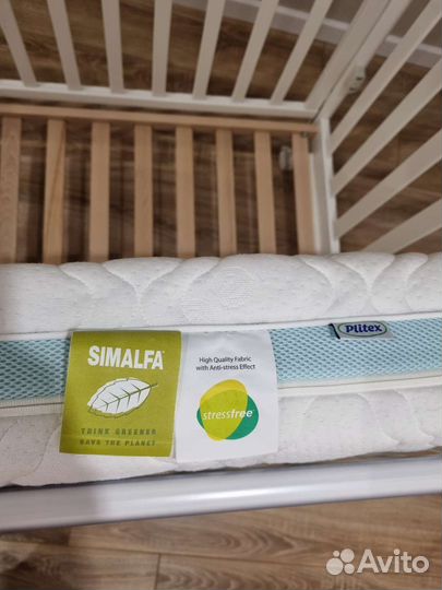 Детская кроватка pali ciak с матрасом