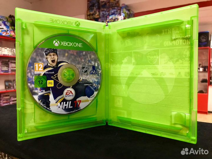 Диск Xbox One NHL 17