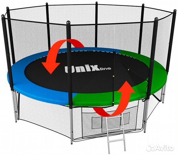 Батут unix line Classic 12 ft (outside)