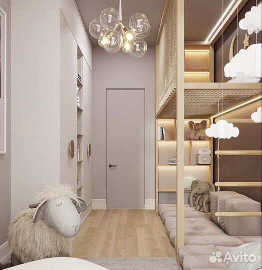 Скрытые двери под покраску