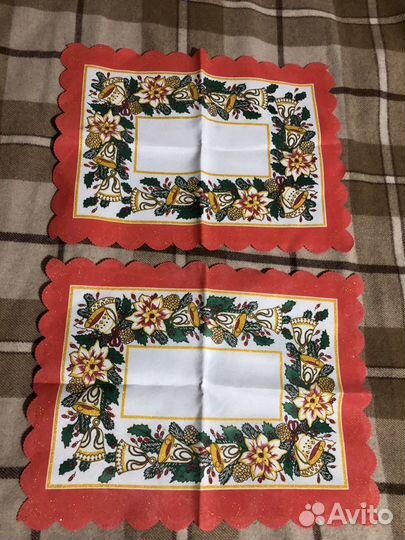 Салфетки, скатерти. цена за все