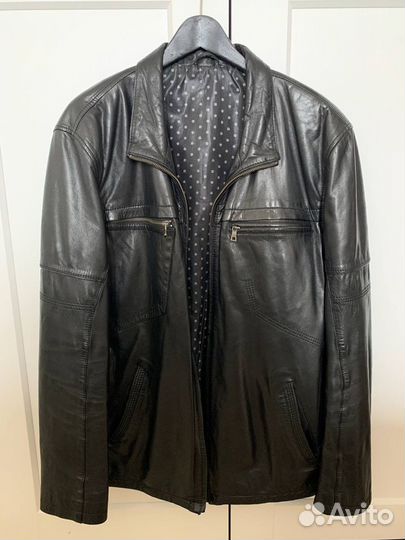 Мужская кожаная куртка Franco di Marco 56 размера