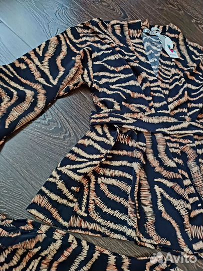 Костюм в пижамном стиле женский летний 42-44