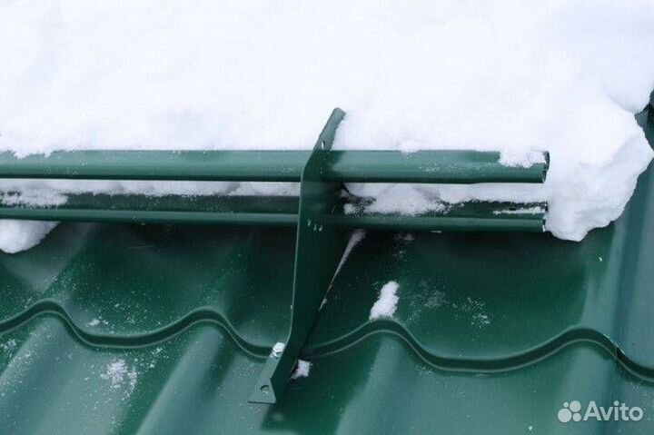 Трубчатый снегозадержатель 2опоры