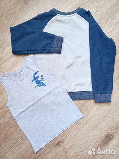 Комплект (кофта,штаны,майка), р.110-116