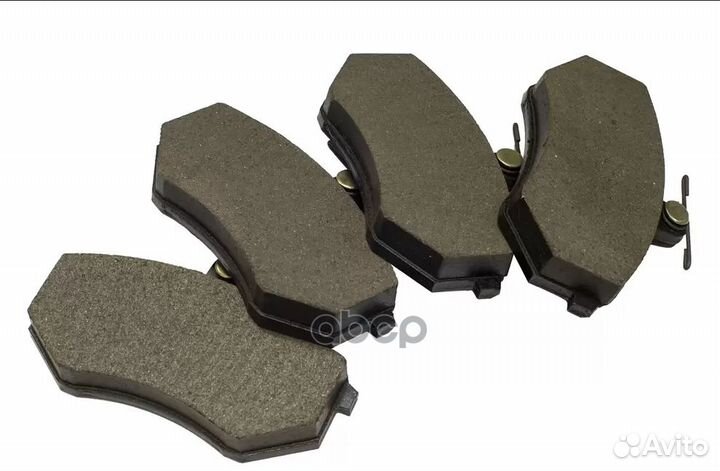 Колодки тормозные, передние (с антискрипной пла