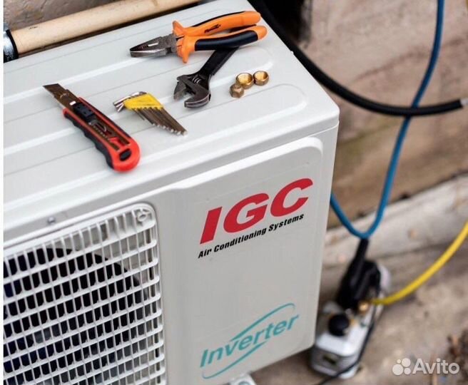 Установка кондиционеров Сплит Систем