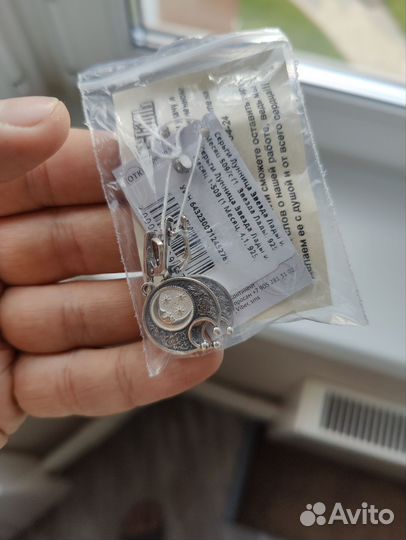 Серебряные серьги