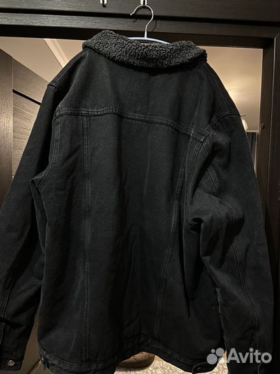 Джинсовая куртка с мехом мужская