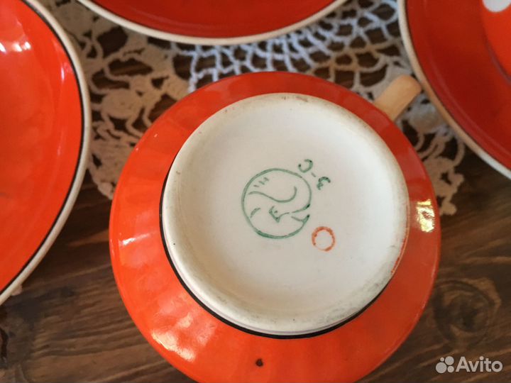 Чайный сервиз в горох тернопольский