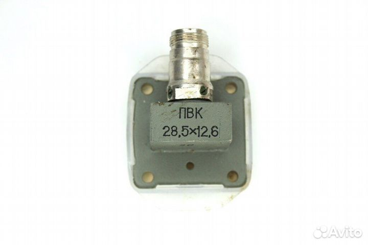 Переход волноводно-коаксиальный пвк 28,5х12,6 с хр