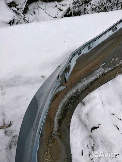 Бампер задний Hundai Solaris до рестайл