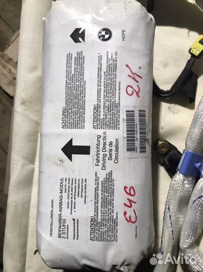 Подушки безопасности bmw e46