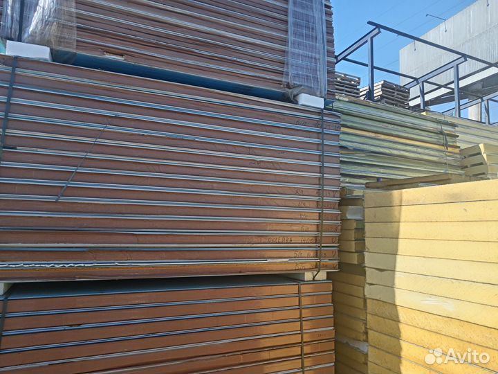 Сэндвич панели 30000 м2 в наличии