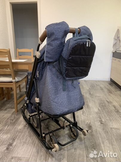 Детские санки коляска