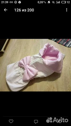 Конверт на выписку для девочки