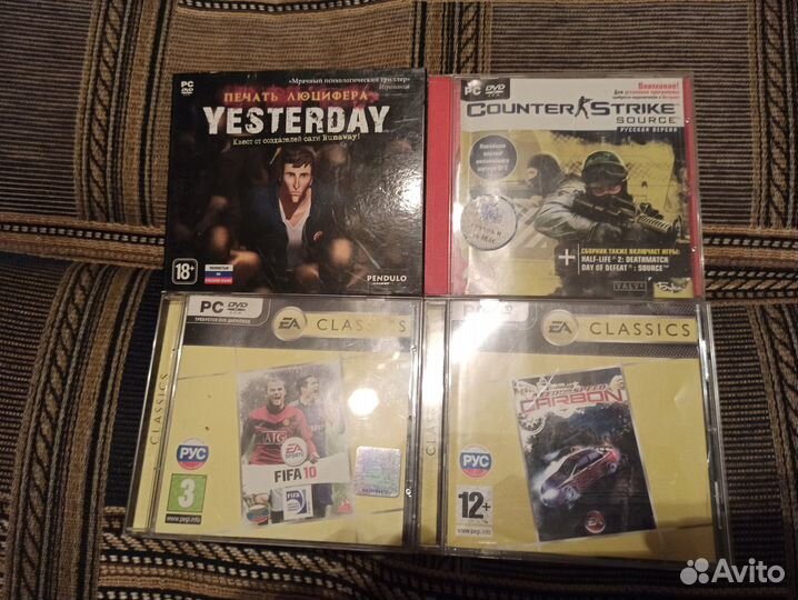 Лицензионные диски с играми для PC