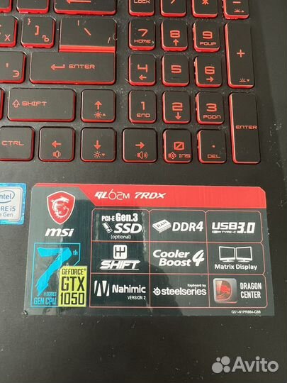 Игровой ноутбук msi