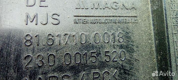 Кожух (рамка) панели приборов MAN TGX 2012