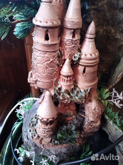 Декоративный фонтанчик с подсветкой 