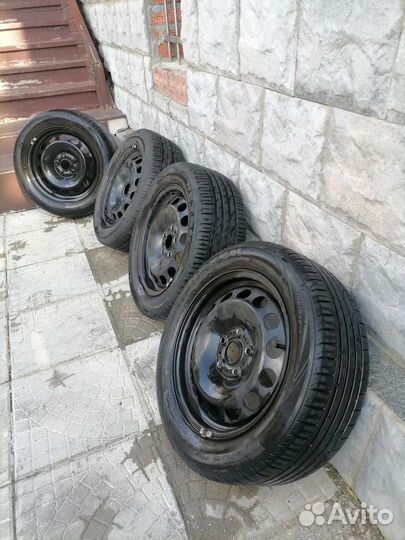 Комплект штатных колёс на шкоду октавия а7