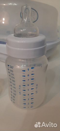 Philips avent Стерилизатор для свчпечи+3 бутылочки